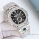 TW Factory V2 Replica Patek Philippe MOON Nautilus Greyish Black Face with Baguettes (4)_th.jpg